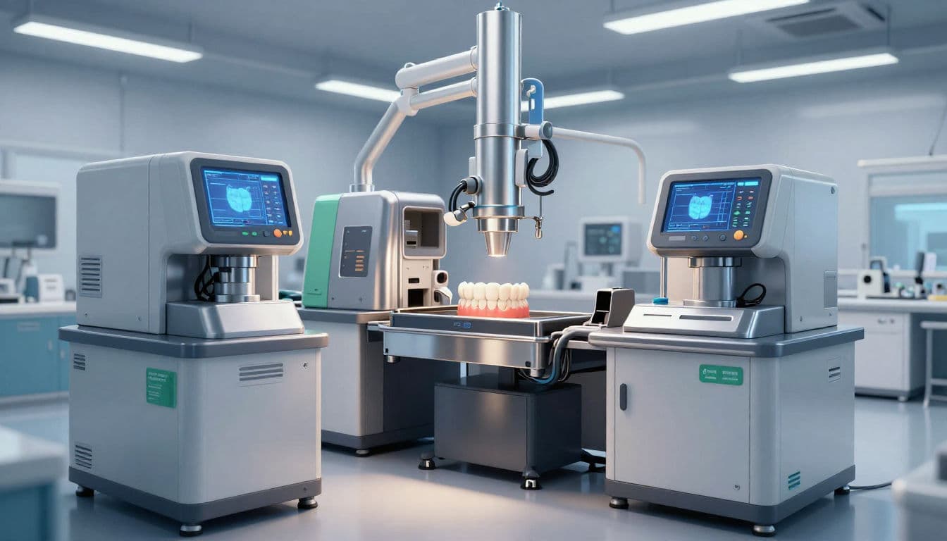 AI-Driven Machine Utilization & Predictive Maintenance – Dental Manufacturing